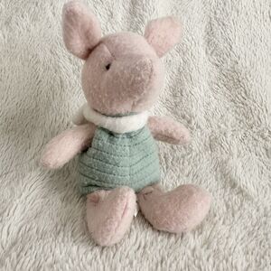 Disney Store Classic Pooh Piglet Mini Beanbag Plush 7” Stuffed Animal Toy